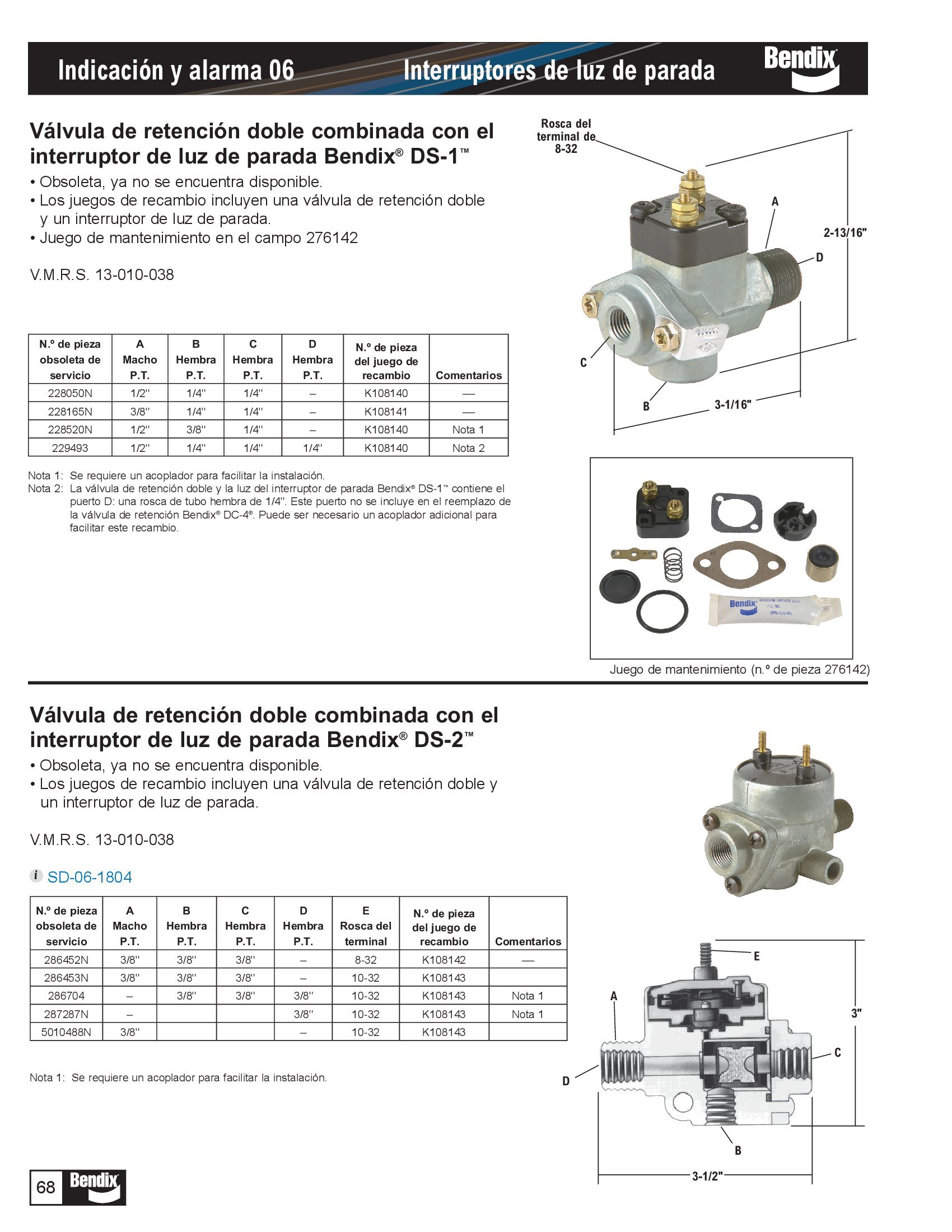 BENDIX CHILE Catálogo de referencia rápida